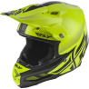 CASQUE FLY F2 MIPS SHIELD 2020 JAUNE FLUO/NOIR Casque moto cross