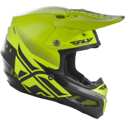 CASQUE FLY F2 MIPS SHIELD 2020 JAUNE FLUO/NOIR Casque moto cross