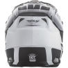 CASQUE FLY TOXIN 2019 ORIGINAL MAT BLANC/NOIR Casque moto cross