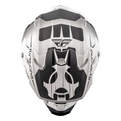 CASQUE FLY TOXIN 2019 ORIGINAL MAT BLANC/NOIR Casque moto cross