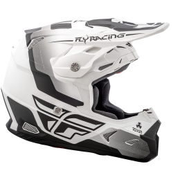 CASQUE FLY TOXIN 2019 ORIGINAL MAT BLANC/NOIR Casque moto cross