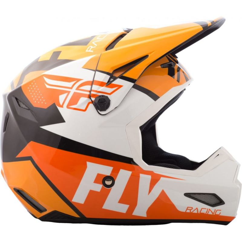 CASQUE FLY ELITE GUILD 2019 NOIR/ORANGE/BLANC Casque moto cross