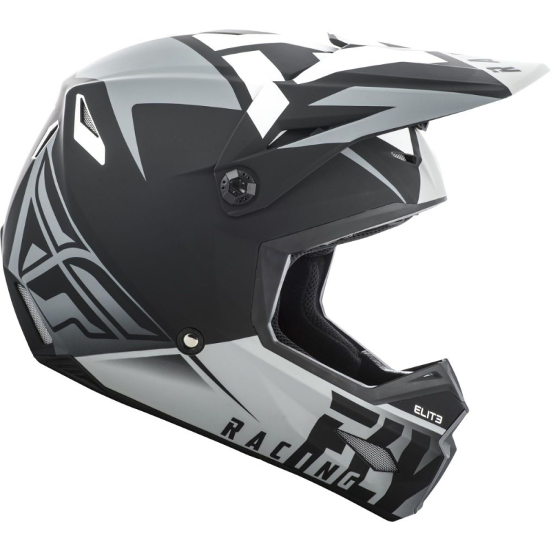 CASQUE FLY ELITE VIGILANT 2019 NOIR/GRIS MAT Casque moto cross