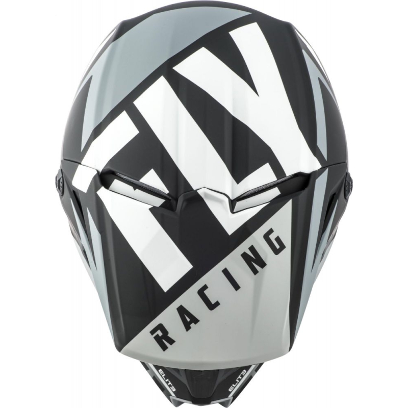 CASQUE FLY ELITE VIGILANT 2019 NOIR/GRIS MAT Casque moto cross