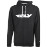 SWEAT À CAPUCHE ZIPPE FLY CORP NOIR Pull et Veste