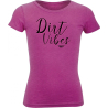 T-SHIRT FLY FEMME GIRL'S DIRT VIBES FRAMBOISE Femme