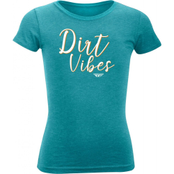 T-SHIRT FLY FEMME GIRL'S DIRT VIBES BLEU Femme