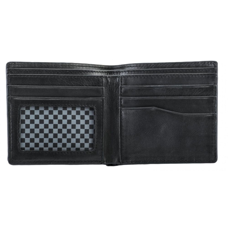 PORTEFEUILLE EN CUIR FLY NOIR Accessoire Sportswear