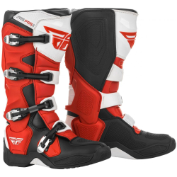 BOTTES FLY FR5 ROUGE/NOIR/BLANC Botte moto cross