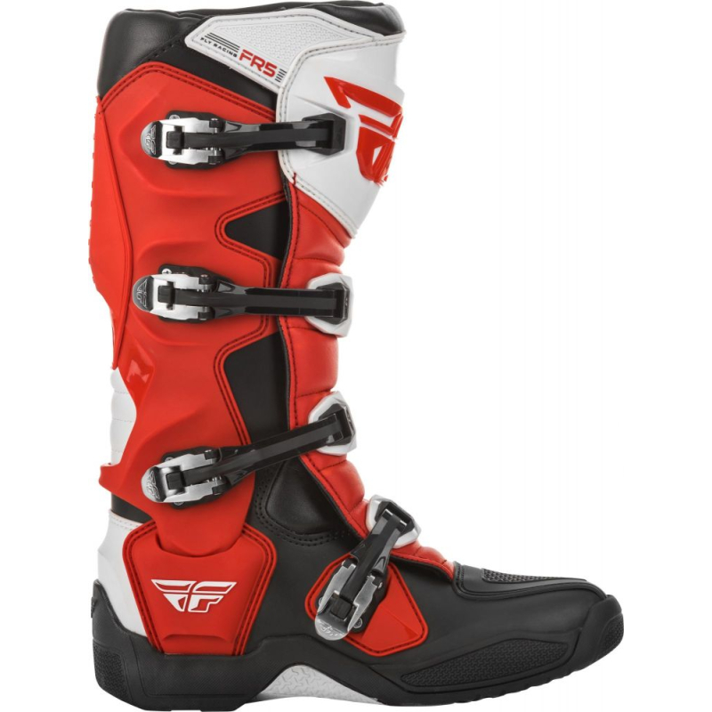 BOTTES FLY FR5 ROUGE/NOIR/BLANC Botte moto cross