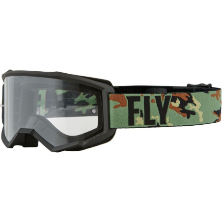 MASQUE FLY FOCUS VERT CAMO/NOIR Lunette moto cross
