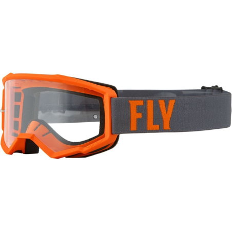 MASQUE FLY FOCUS GRIS/ORANGE Lunette moto cross
