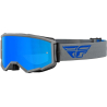 MASQUE FLY ZONE GRIS/BLEU Lunette moto cross