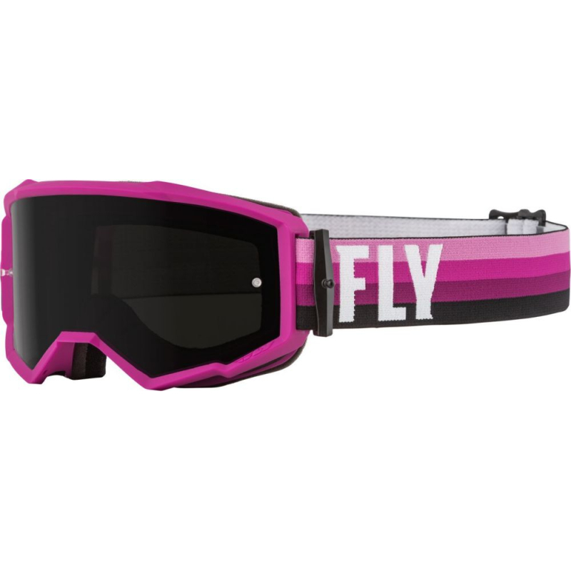 MASQUE FLY ZONE ROSE/NOIR Lunette moto cross