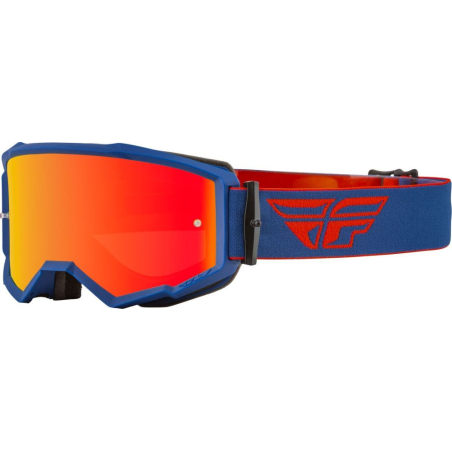 MASQUE FLY ZONE ROUGE/NAVY Lunette moto cross