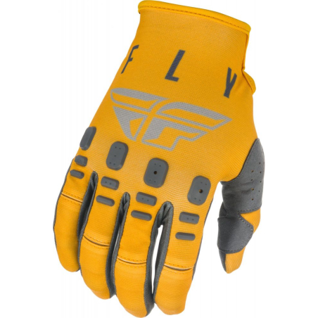 GANTS FLY KINETIC K121 MOUTARDE/STONE/GRIS Gant moto cross