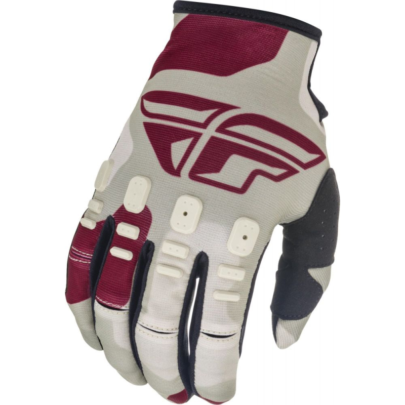 GANTS FLY KINETIC K221 2021 STONE/BERRY Gant moto cross enfant