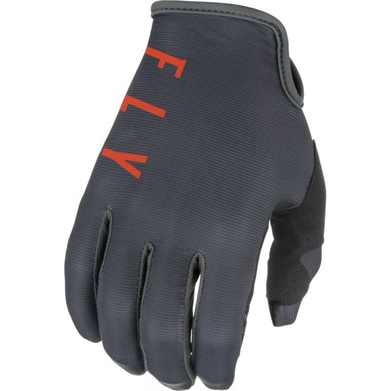 GANTS FLY LITE 2021 GRIS/ORANGE/NOIR Gant moto cross
