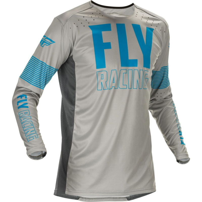 MAILLOT FLY LITE 2021 BLEU/GRIS Maillot moto cross