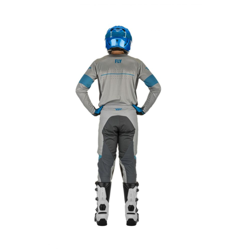 MAILLOT FLY LITE 2021 BLEU/GRIS Maillot moto cross
