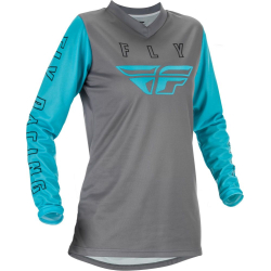 MAILLOT FLY F-16 FEMME GRIS/BLEU Maillot cross femme