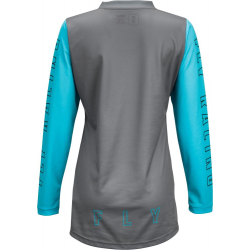 MAILLOT FLY F-16 FEMME 2021 GRIS/BLEU Maillot moto cross