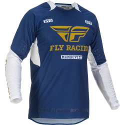 MAILLOT FLY EVO NAVY/BLANC/GOLD Maillot moto cross