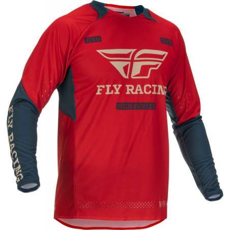 MAILLOT FLY EVO ROUGE/GRIS Maillot moto cross