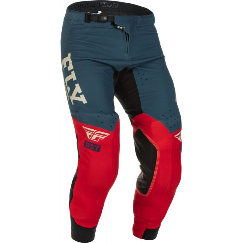 PANTALON FLY EVO ROUGE/GRIS Pantalon moto cross