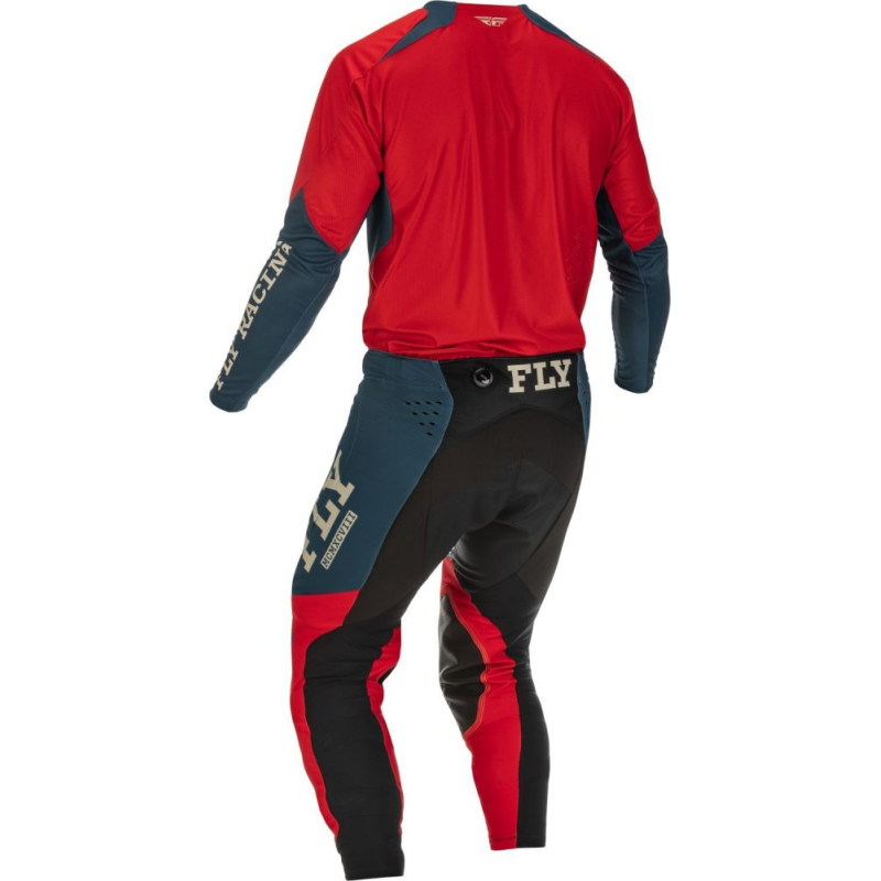 PANTALON FLY EVO ROUGE/GRIS Pantalon moto cross