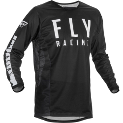 MAILLOT FLY KINETIC MESH 2021 NOIR/BLANC Maillot moto cross