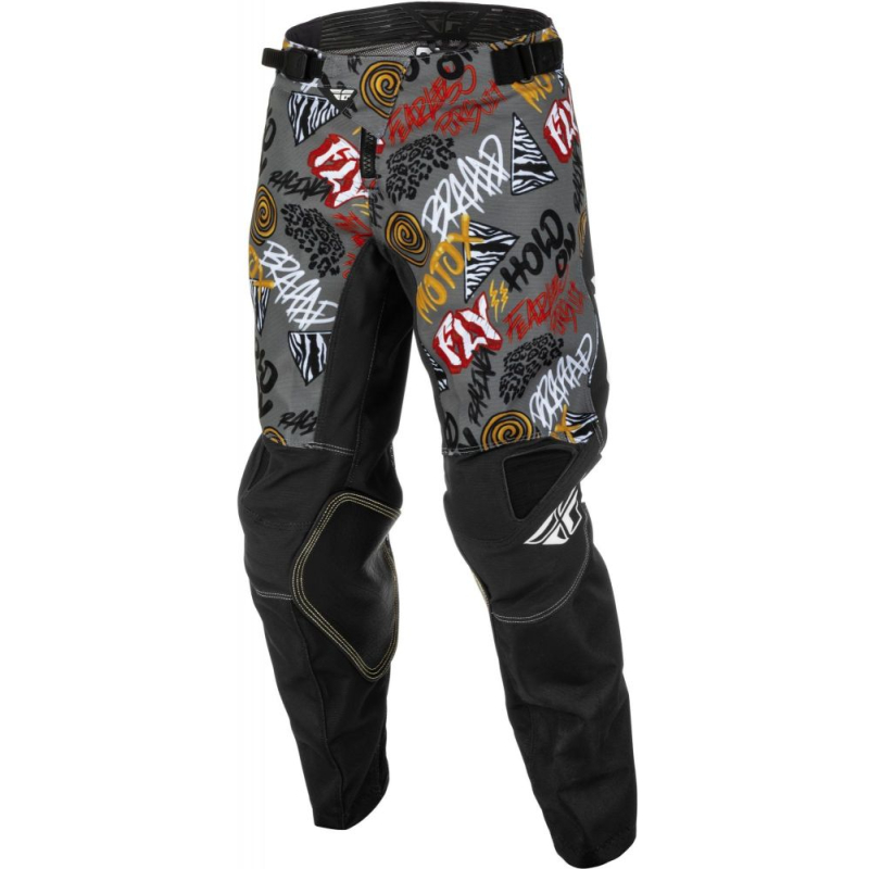 PANTALON FLY KINETIC REBEL NOIR/GRIS Pantalon moto cross enfant