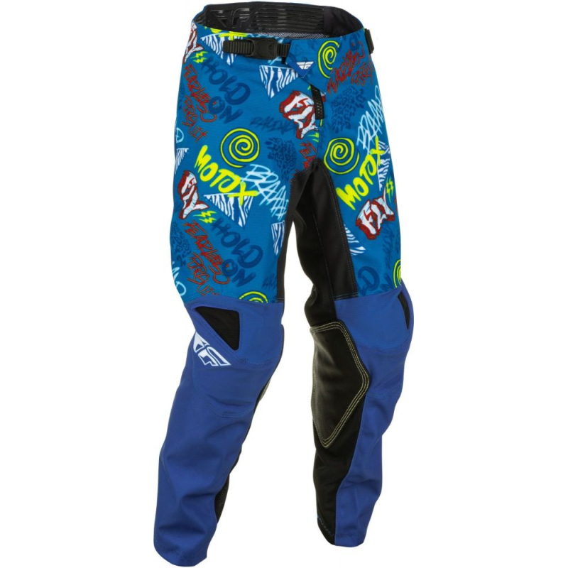 PANTALON FLY KINETIC REBEL BLEU Pantalon moto cross enfant
