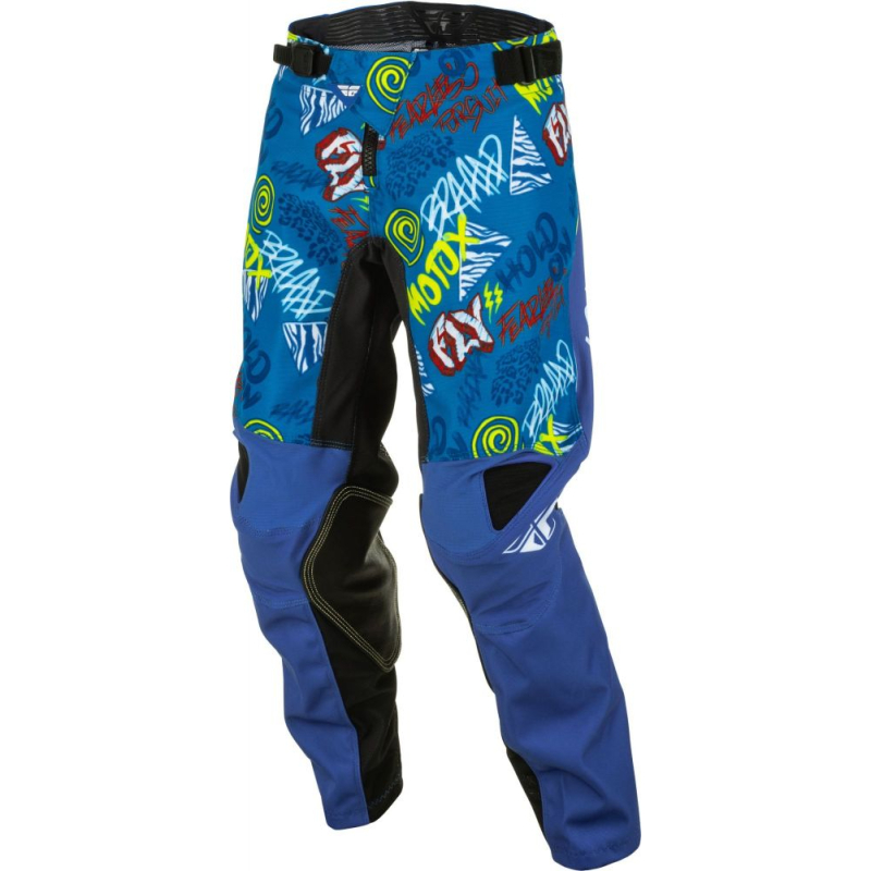 PANTALON FLY KINETIC REBEL BLEU Pantalon moto cross enfant