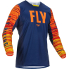 MAILLOT FLY KINETIC WAVE NAVY/ORANGE Maillot moto cross