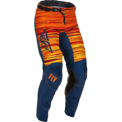 PANTALON FLY KINETIC WAVE NAVY/ORANGE Pantalon moto cross