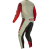 PANTALON FLY KINETIC WAVE GRIS/ROUGE Pantalon moto cross
