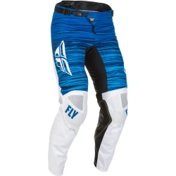 PANTALON FLY KINETIC WAVE BLANC/BLEU Pantalon moto cross