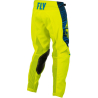 PANTALON FLY KINETIC WAVE JAUNE FLUO/BLEU Pantalon moto cross enfant