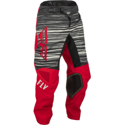 PANTALON FLY KINETIC WAVE ROUGE/GRIS Pantalon moto cross enfant