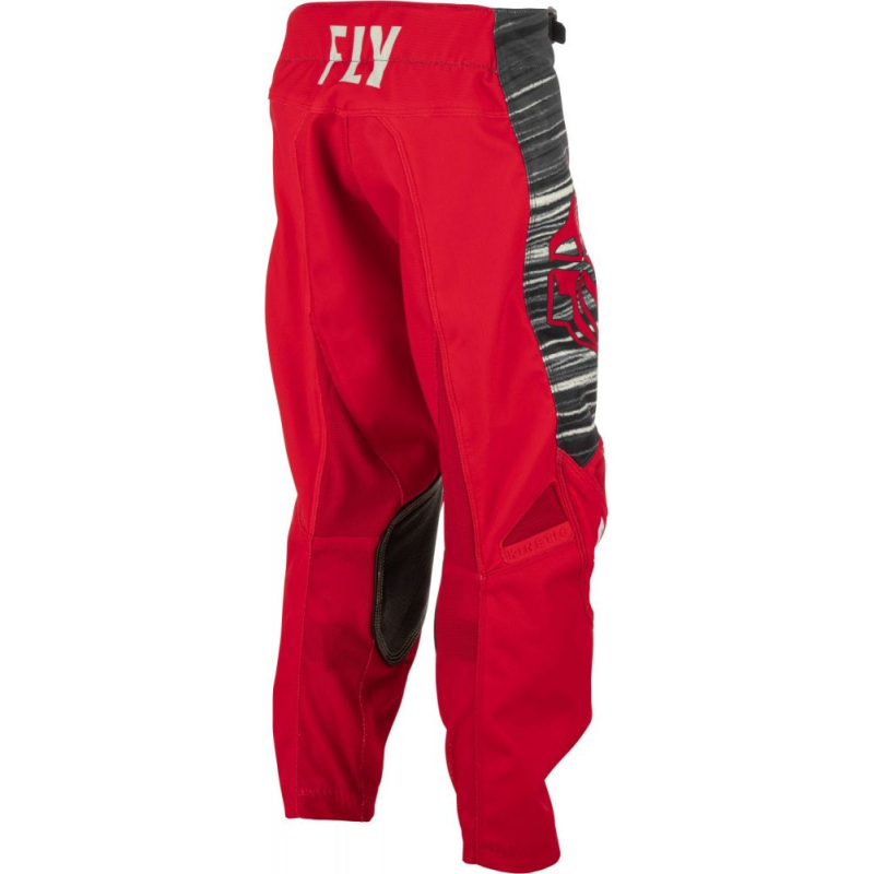 PANTALON FLY KINETIC WAVE ROUGE/GRIS Pantalon moto cross enfant