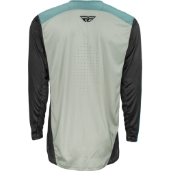 MAILLOT FLY LITE GRIS/TEAL/JAUNE FLUO Maillot moto cross