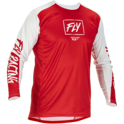 MAILLOT FLY LITE ROUGE/BLANC Maillot moto cross