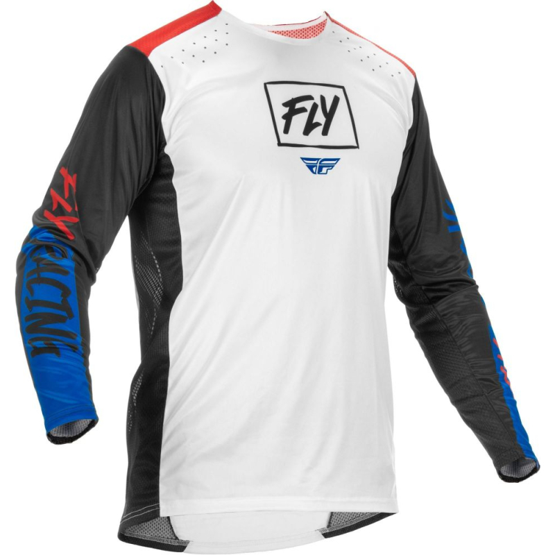 MAILLOT FLY LITE ROUGE/BLANC/BLEU Maillot moto cross