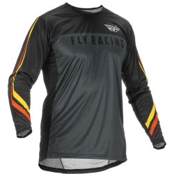 MAILLOT FLY LITE S.E. SPEEDER METAL/ROUGE/JAUNE Maillot moto cross