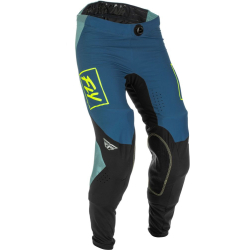 PANTALON FLY LITE GRIS/TEAL/JAUNE FLUO Pantalon moto cross