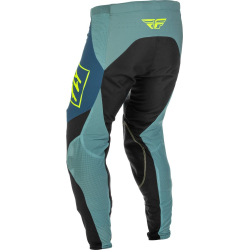 PANTALON FLY LITE GRIS/TEAL/JAUNE FLUO Pantalon moto cross