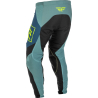 PANTALON FLY LITE GRIS/TEAL/JAUNE FLUO Pantalon moto cross