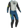 PANTALON FLY LITE GRIS/TEAL/JAUNE FLUO Pantalon moto cross