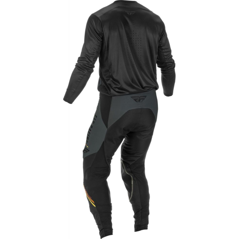 PANTALON FLY LITE S.E. SPEEDER METAL/ROUGE/JAUNE Pantalon moto cross